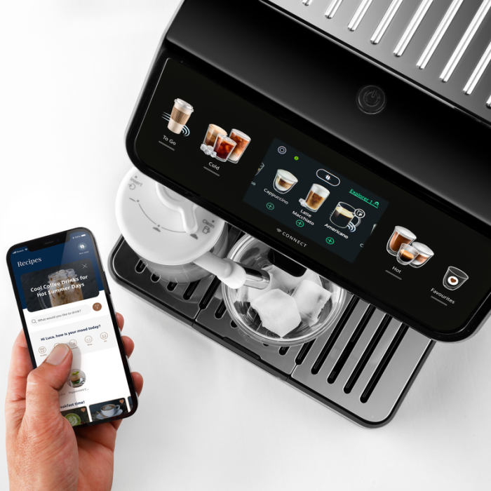 Кафеавтомат DELONGHI ELETTA ЕXPLORE ECAM450.65.G Кафеавтомат DELONGHI ELETTA ЕXPLORE ECAM450.65.G - Малки домакински уреди