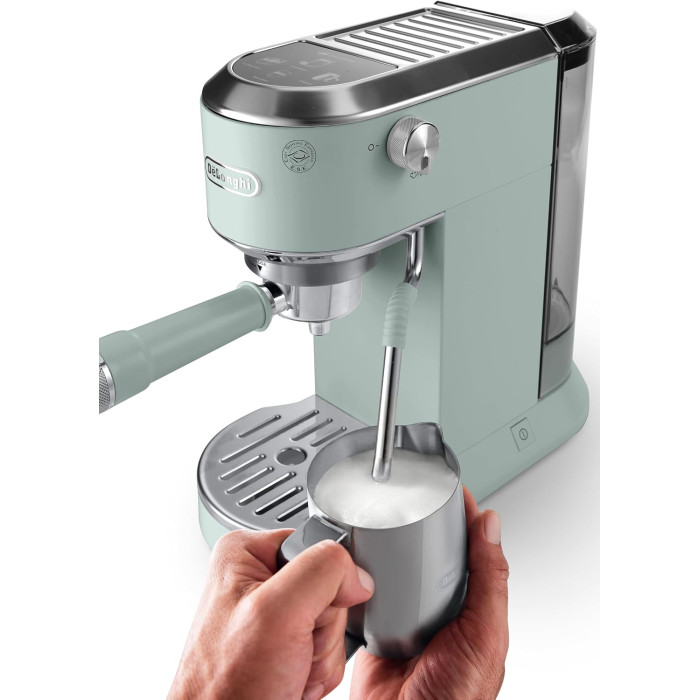 Кафемашина DeLonghi Dedica Duo EC890.GR Кафемашина DeLonghi Dedica Duo EC890.GR - Малки домакински уреди