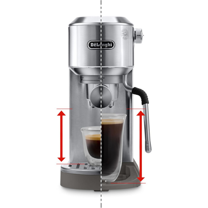 Кафемашина DeLonghi Dedica Duo EC890.GR Кафемашина DeLonghi Dedica Duo EC890.GR - Малки домакински уреди