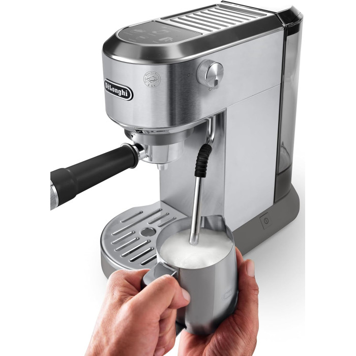 Кафемашина DeLonghi Dedica Duo EC890.GR Кафемашина DeLonghi Dedica Duo EC890.GR - Малки домакински уреди