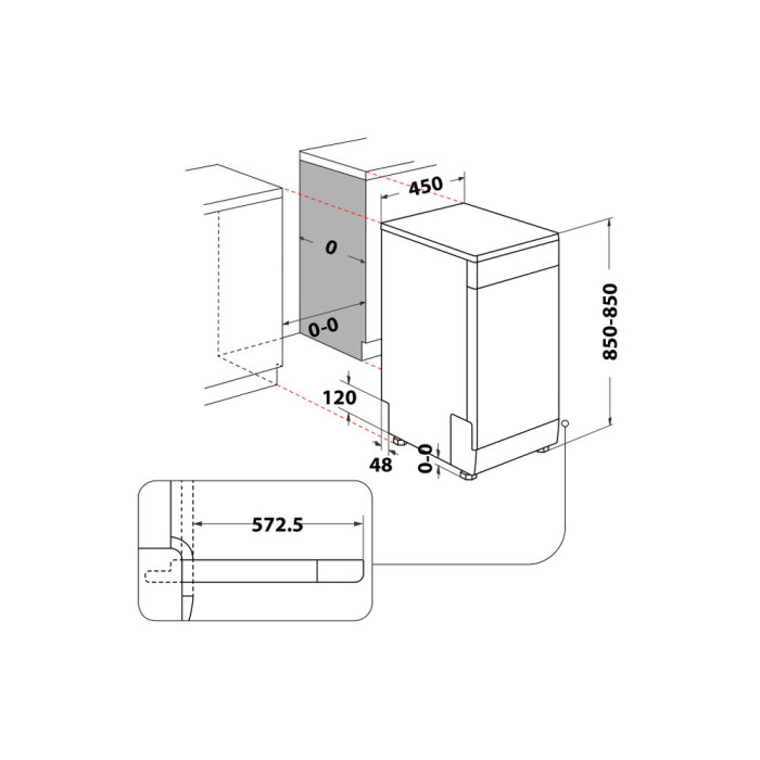 Съдомиялна Whirlpool WSFO 3B23 P Съдомиялна Whirlpool WSFO 3B23 P - Съдомиялни