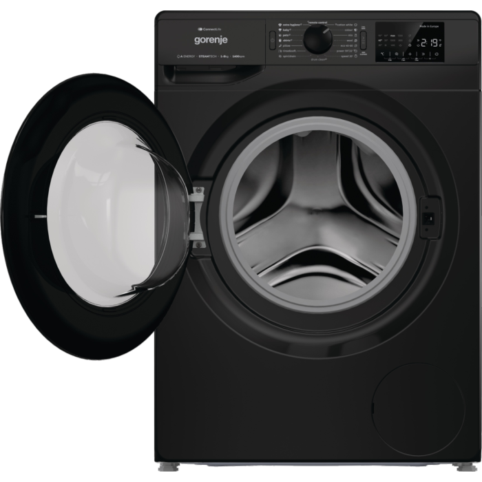 Свободностояща перална машина Gorenje WPNEI84A1SW/B - 8 кг, 1400 обр./мин. Свободностояща перална машина Gorenje WPNEI84A1SW/B - 8 кг, 1400 обр./мин. - Перални