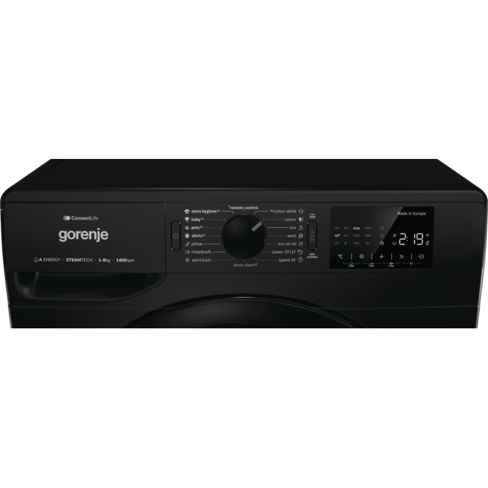 Свободностояща перална машина Gorenje WPNEI84A1SW/B - 8 кг, 1400 обр./мин. Свободностояща перална машина Gorenje WPNEI84A1SW/B - 8 кг, 1400 обр./мин. - Перални