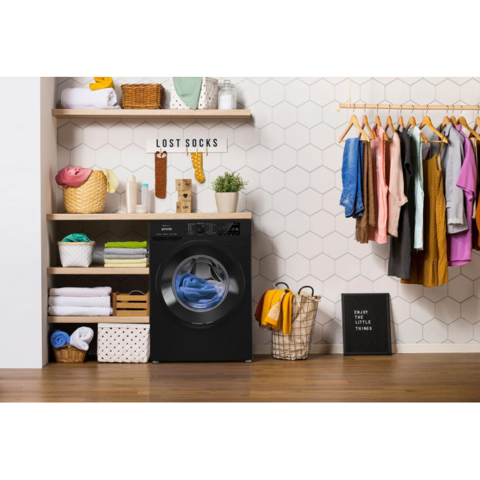 Свободностояща перална машина Gorenje WPNEI84A1SW/B - 8 кг, 1400 обр./мин. Свободностояща перална машина Gorenje WPNEI84A1SW/B - 8 кг, 1400 обр./мин. - Перални