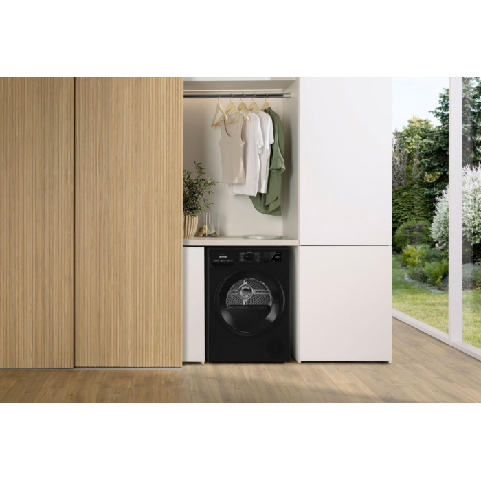 Свободностояща сушилна машина с термопомпа Gorenje DPNE82GNLWIFI/B - 8 кг - Сушилни