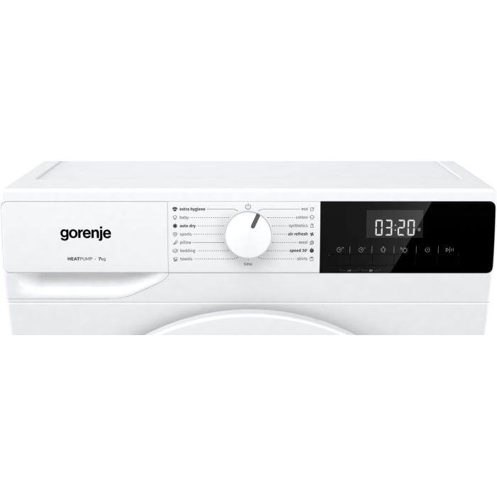 Свободностояща сушилна машина с термопомпа Gorenje DHNE7D - 7 кг - Сушилни