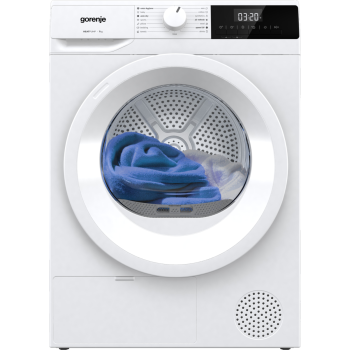 Свободностояща сушилна машина с термопомпа Gorenje DHNE7D - 7 кг - Сушилни