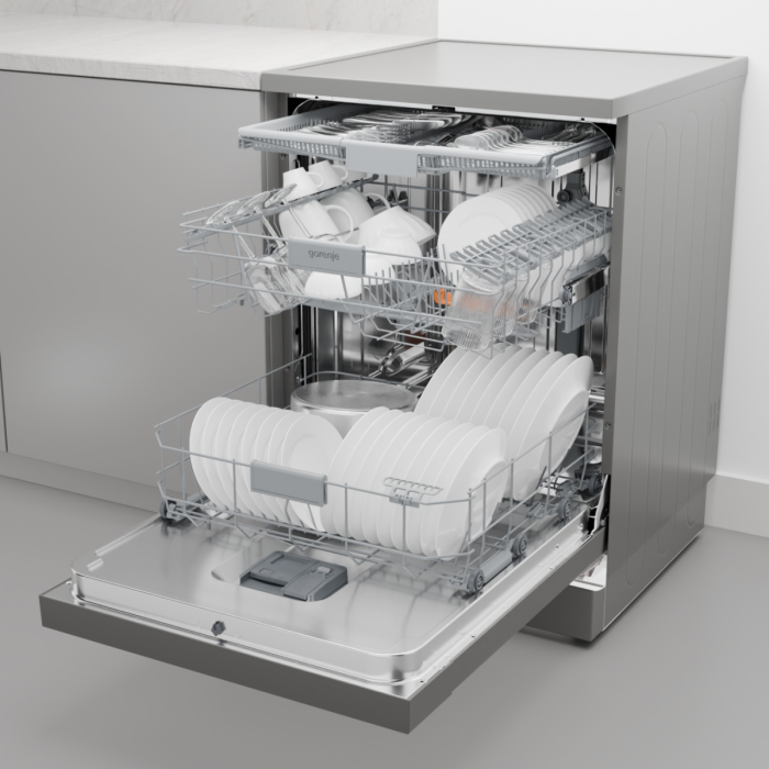 Свободностояща съдомиялна Gorenje GS643C90X - 60 см - Съдомиялни