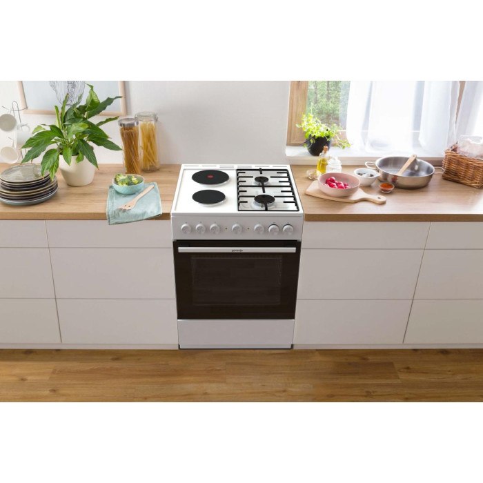 Комбинирана печка Gorenje GK6B41WF - 60 см - Комбинирани печки