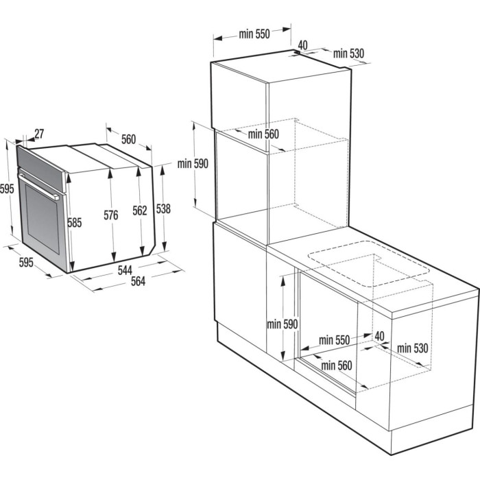 Мултифункционална фурна Gorenje BP6138B - Фурни