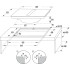 Плот с вграден абсорбатор Gorenje GEH6432BSCWF - 60 см Плот с вграден абсорбатор Gorenje GEH6432BSCWF - 60 см - Уреди за вграждане