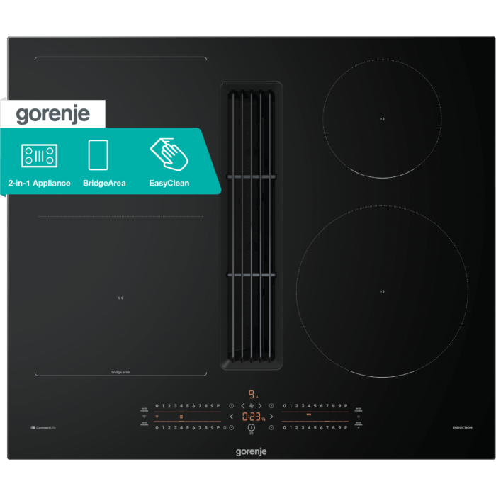 Плот с вграден абсорбатор Gorenje GEH6432BSCWF - 60 см Плот с вграден абсорбатор Gorenje GEH6432BSCWF - 60 см - Уреди за вграждане
