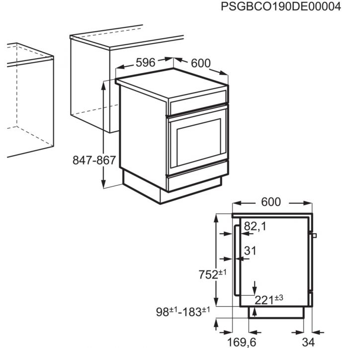 Готварска печка AEG CCB6446CBM Готварска печка AEG CCB6446CBM - ПЕЧКИ С ИНДУКЦИОННИ КОТЛОНИ
