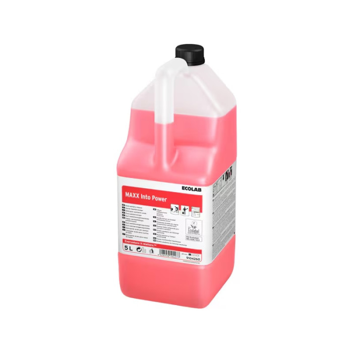 Почистващ препарат ECOLAB MAXX INTO POWER 5L - 910426 Почистващ препарат ECOLAB MAXX INTO POWER 5L - 910426 -