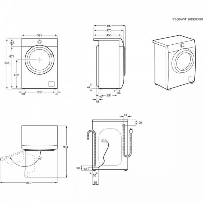 Пералня AEG L6SA47DH Пералня AEG L6SA47DH - Перални