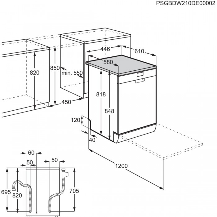 Съдомиялна Electrolux ESG42310SW - Съдомиялни