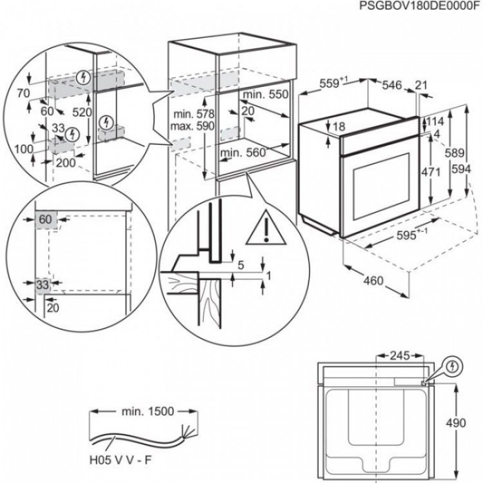Фурна Electrolux EOE8P38X - с пиролиза Фурна Electrolux EOE8P38X - с пиролиза - Уреди за вграждане