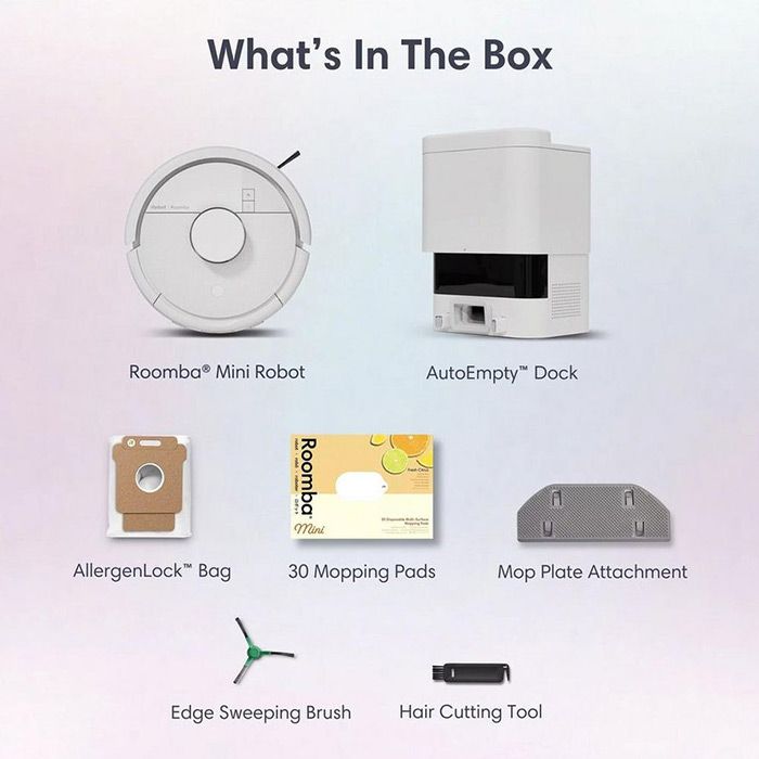 Прахосмукачка робот IRobot Mini Combo + AutoEmpty dock (white) Прахосмукачка робот IRobot Mini Combo + AutoEmpty dock (white) - Малки домакински уреди