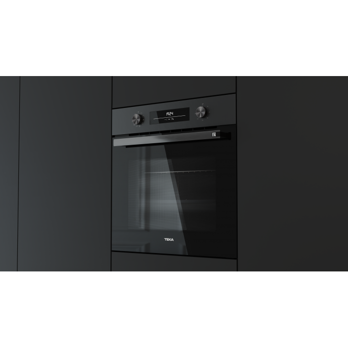 Пиролитична мултифункционална фурна TEKA NEO HSB 6350 P FBK черна с 10 функции, CHEF програми + DualClean Пиролитична мултифункционална фурна TEKA NEO HSB 6350 P FBK черна с 10 функции, CHEF програми + DualClean - Фурни