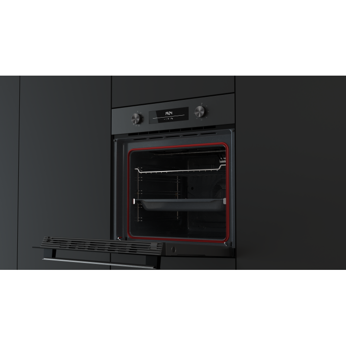 Пиролитична мултифункционална фурна TEKA NEO HSB 6350 P FBK черна с 10 функции, CHEF програми + DualClean Пиролитична мултифункционална фурна TEKA NEO HSB 6350 P FBK черна с 10 функции, CHEF програми + DualClean - Фурни