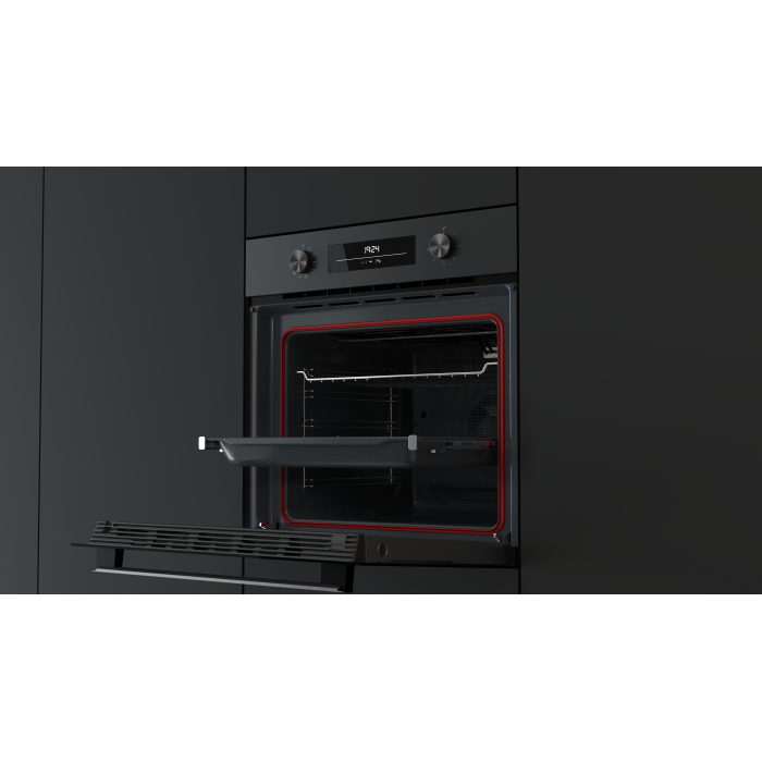 Пиролитична мултифункционална фурна TEKA NEO HSB 6350 P FBK черна с 10 функции, CHEF програми + DualClean Пиролитична мултифункционална фурна TEKA NEO HSB 6350 P FBK черна с 10 функции, CHEF програми + DualClean - Фурни