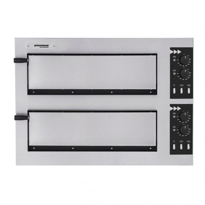 Фурна за пица basic 2/50 vetro, Prismafood, 400В/6000Вт, 915x621x(H)527мм