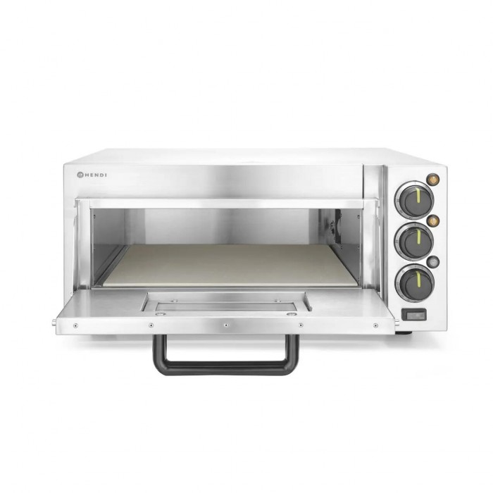 Електрическа фурна за пица, 1 камера, Hendi 2000w, 230v, размер на камерата: 410x420x(h)120mm, 580x560x(H)275mm
