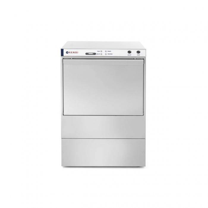 Професионална съдомиялна K 50 50 x 50 електромеханично управление 230 W Hendi Inox 570x600(+370)x(H)830 mm