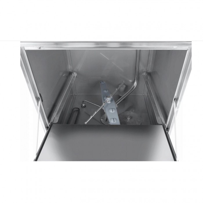 Професионална съдомиялна K 50 50 x 50 електромеханично управление 6600 W Hendi Inox 570x600(+370)x(H)830 mm