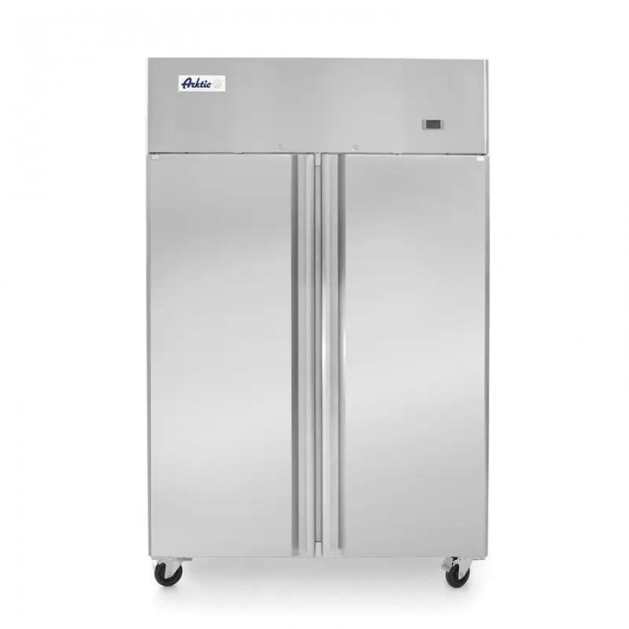 Професионален фризер Hendi Profi Line с 2 врати 900 L 1100x540x(H)1380 mm неръждаема стомана --17˚/-22˚C 750 W 6 рафта 525x530mm включени Професионален фризер Hendi Profi Line с 2 врати 900 L 1100x540x(H)1380 mm неръждаема стомана --17˚/-22˚C 750 W 6 рафта 525x530mm включени