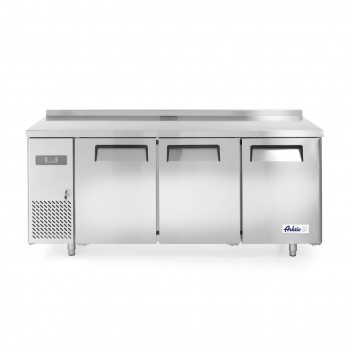 Професионален хладилник ARKTIC by Hendi Kitchen Line с 3 врати, 291 л, 1800x600x(H)800 mm неръждаема стомана 0/8°C, 270 W/230V, 3 рафта, 2x 430x428 mm, 1x 490x428 mm включени