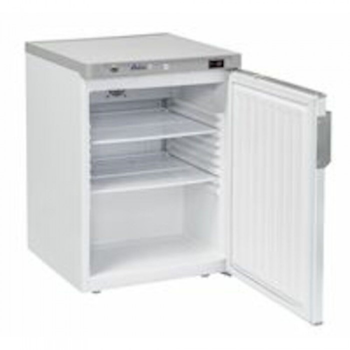 Хладилен шкаф Budget Line, боядисана в бяло стомана, Hendi, 200 л, 230V/124W, 598x623x(H)838mm