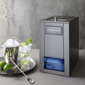 Професионална електрическа трошачка за лед 120 W 180 kg/h Hendi Black 180x320x(H)330 mm