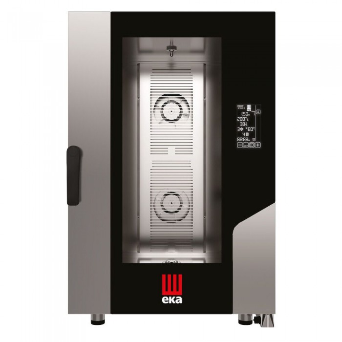 Електрическа конвекторна фурна за гастрономия, Millennial Black Mask Gastro, 11 тави x GN 1/1, 730x785x(H)1130 mm, Hendi