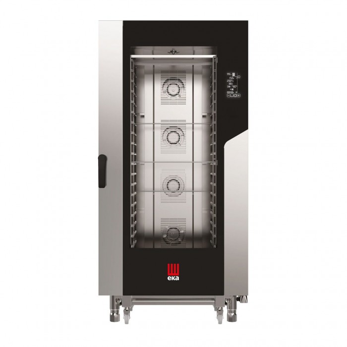 Конвекторна фурна EKA Black Mask, 20 тави GN1/1, 31Kw, 400V, 930×971×(H)1900mm