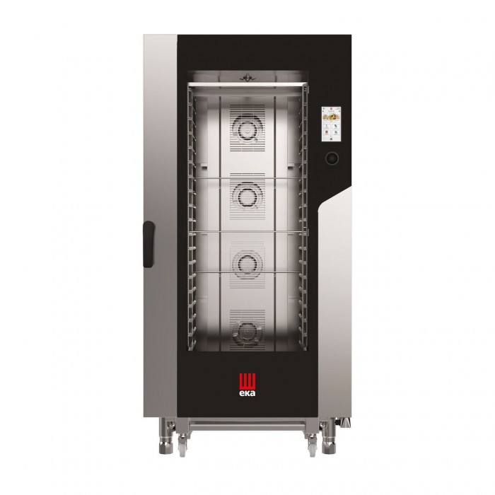 Електрическа фурна с конвекция-пара Millennial Touch Screen Gastro със система за почистване, 20x GN 1/1 - електронно управление, EKA, 400V/31000W, 930x1035x(H)1900mm Електрическа фурна с конвекция-пара Millennial Touch Screen Gastro със система за почистване, 20x GN 1/1 - електронно управление, EKA, 400V/31000W, 930x1035x(H)1900mm