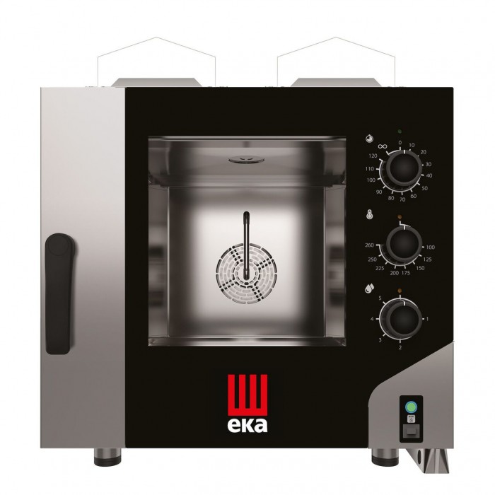 Парна газова фурна Millennial Smart Gastro, 5x GN 1/1 - електромеханично управление, Eka, 230V/300W, 9300kW, 730x855x(H)801mm