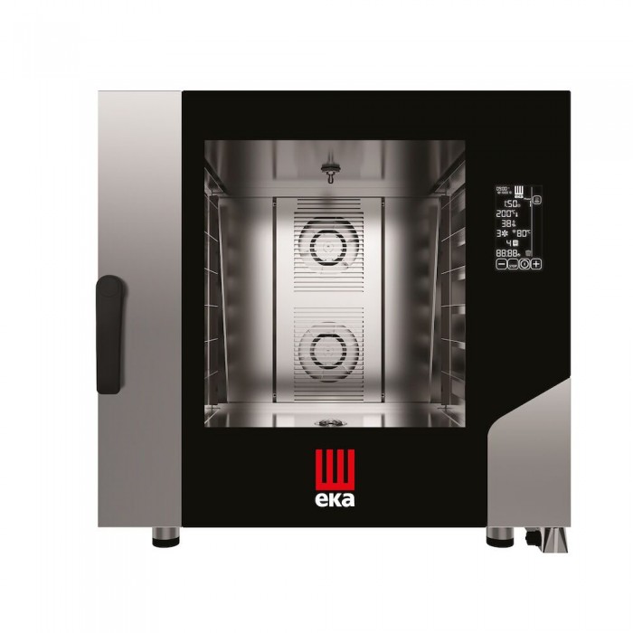 Конвекторна парна фурна Millenial Black, Mask 6× 600×400,400V/10400W.850x1035x(H)850