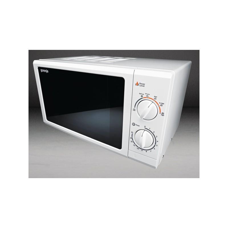 Микровълнова печка, 20л, 6 нива на мощност, Gorenje MO20MW Микровълнова печка, 20л, 6 нива на мощност, Gorenje MO20MW