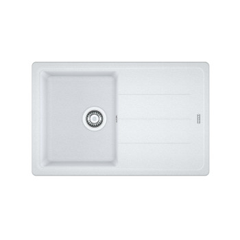 Гранитна мивка INSET BFG 611-78 3 1/2" WWK REV WOF Mwhite - Мивки