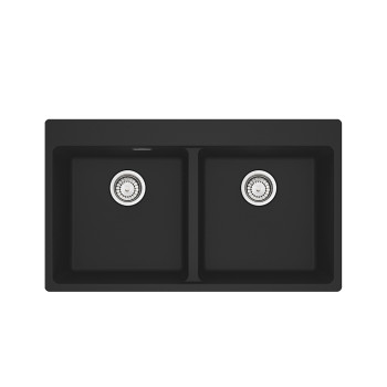 Гранитна мивка INSET MRG 620-39-39 3 1/2" WWK FTL ND HOF MB - Мивки