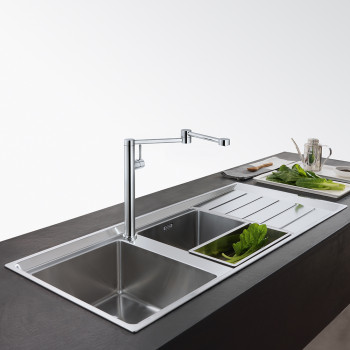 Смесител Tap Pescara, pot filler, side lever, high pressure, chrome - Смесители