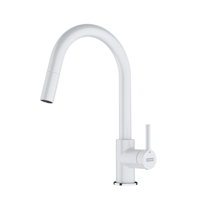 СМЕСИТЕЛ FRANKE LINA PULL OUT Nozzle Side Whit - Смесители за кухня
