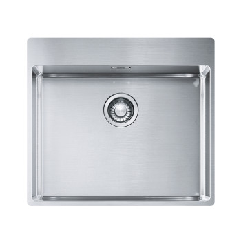 Мивка нс BXX 210-54 570x510 mm, WD Brushed WTL 3 1/2" WWK HO 2 tab holes,box - Мивки