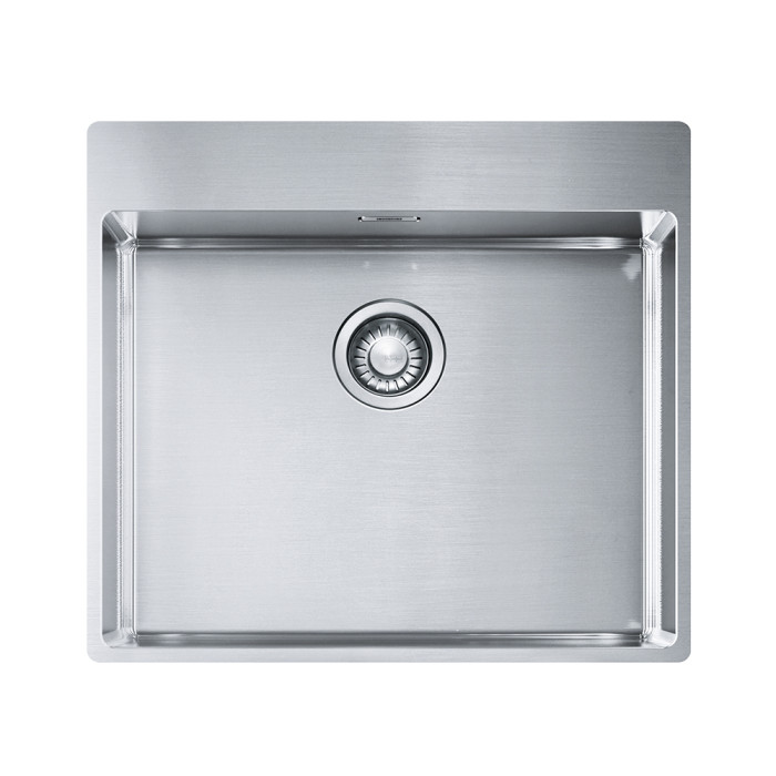 Мивка нс BXX 210-54 570x510 mm, WD Brushed WTL 3 1/2" WWK HO 2 tab holes,box - Мивки
