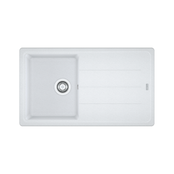 Гранитна мивка INSET BFG 611-86 3 1/2" WWK REV WOF Mwhite - Мивки