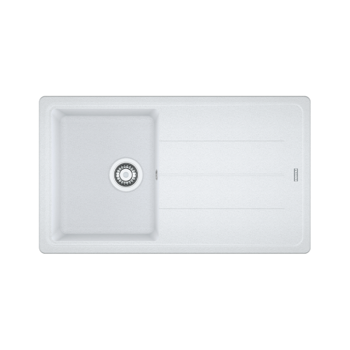 Гранитна мивка INSET BFG 611-86 3 1/2" WWK REV WOF Mwhite Гранитна мивка INSET BFG 611-86 3 1/2" WWK REV WOF Mwhite - Мивки
