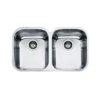 Мивка нс UNDERMOUNT AMX 120 3 1/2" WWK ND Satin bowls - Мивки