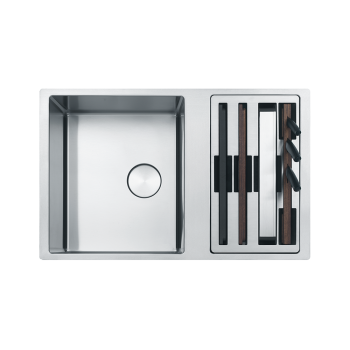 Мивка нс UNDERMOUNT BWX 120-41-27 3 1/2" WWK TL 2TH REV BOX - Мивки
