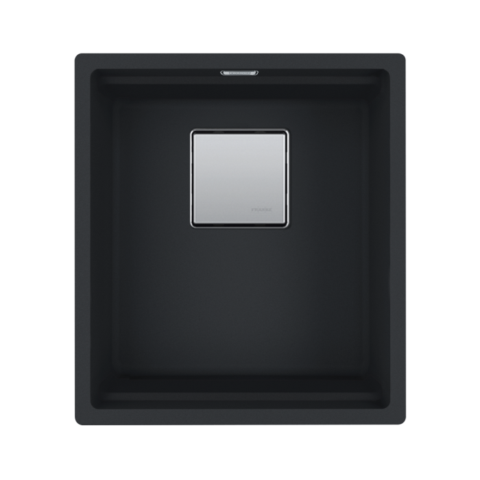 Гранитна мивка KNG 110-37, 3 1/2", 410mm x 460mm,WWK, Black matt - Мивки